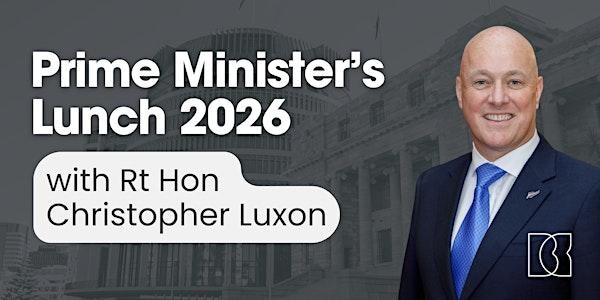 Prime Minister’s Lunch 2026
